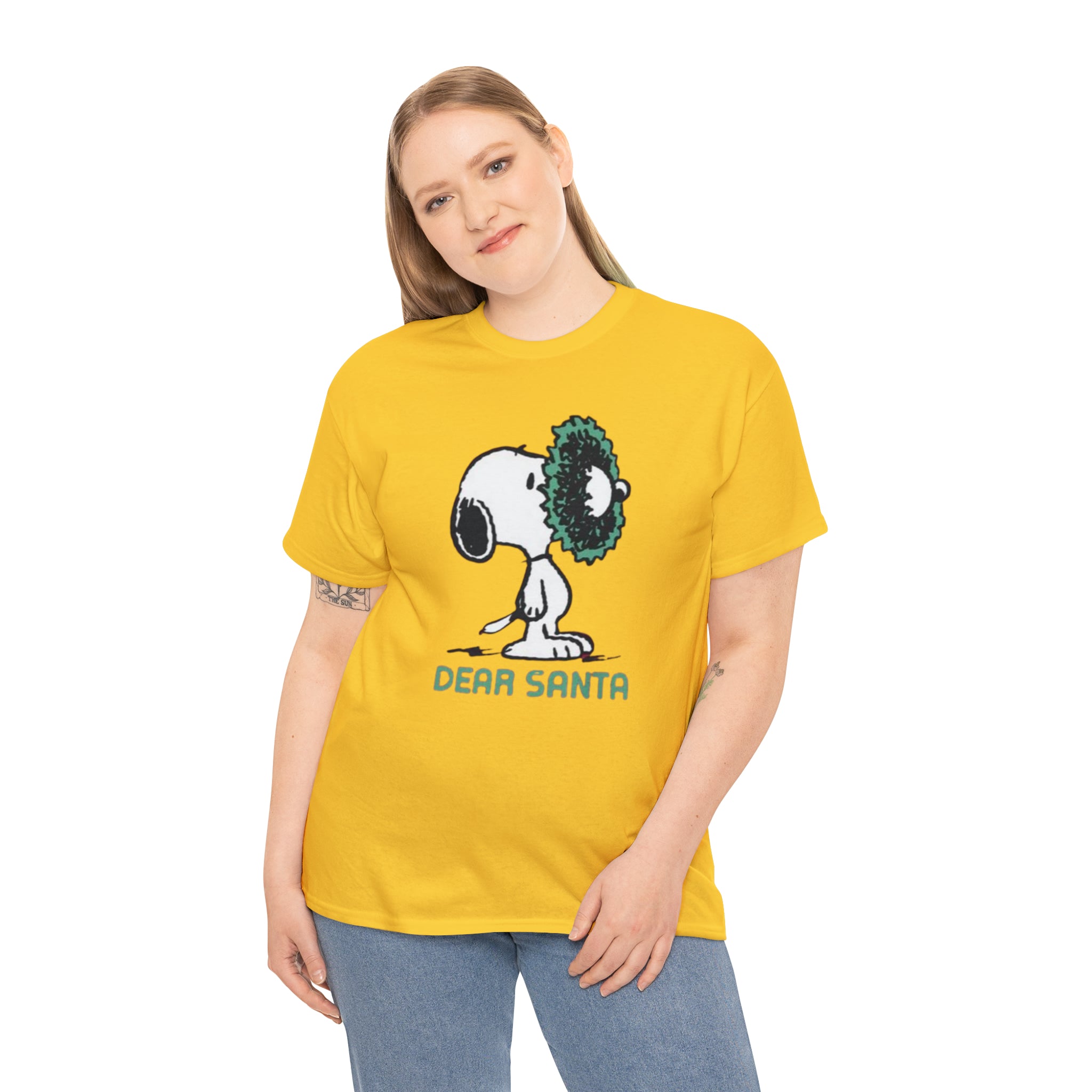 Snoopy- Unisex Heavy Cotton T-Shirt - Creations by Chris and Carlos
